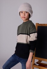 Mayoral Olive Block Sweater