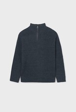 Mayoral Quarter Zip Eclipse Blue Sweater