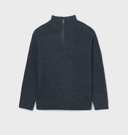 Mayoral Quarter Zip Eclipse Blue Sweater