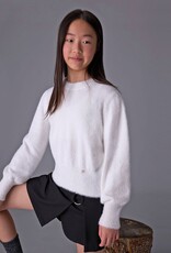 Mayoral Cream Mock Neck Sweater