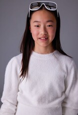 Mayoral Cream Mock Neck Sweater