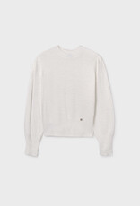 Mayoral Cream Mock Neck Sweater