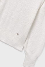 Mayoral Cream Mock Neck Sweater