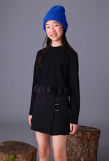 Mayoral L/S Petal Top Black