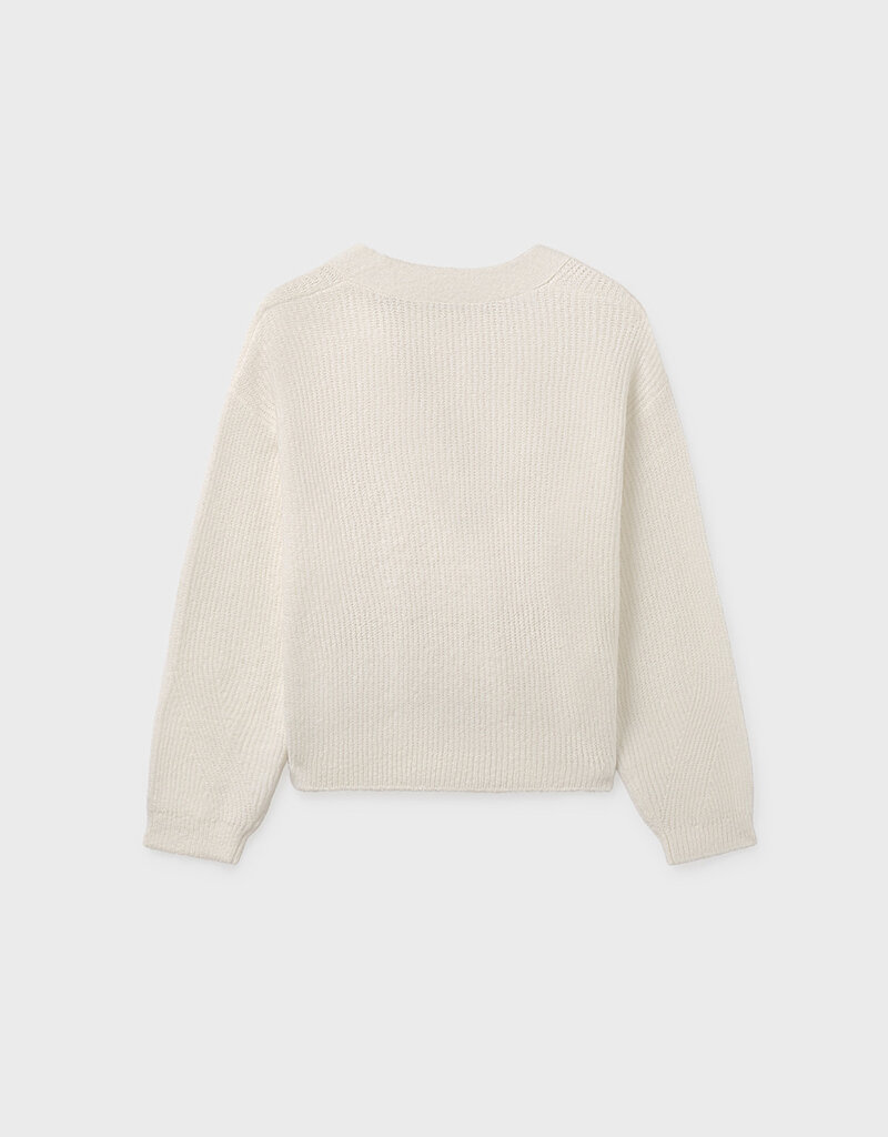 Mayoral Knit Cream Cardigan