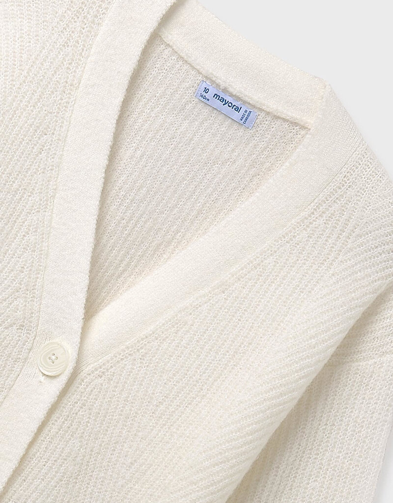 Mayoral Knit Cream Cardigan