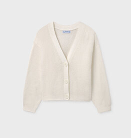 Mayoral Knit Cream Cardigan