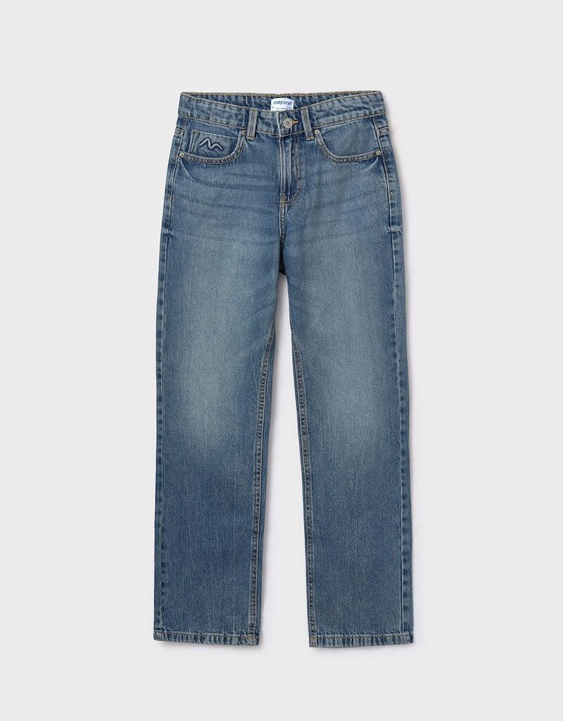 Mayoral Girls Relax Long Denim Pants