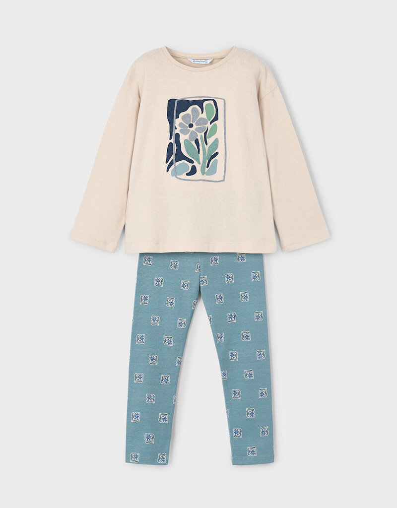 Mayoral Sage Tee Legging Set