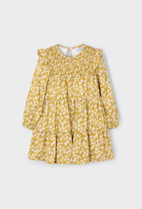 Mayoral Yellow Flower Print Dress