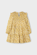 Mayoral Yellow Flower Print Dress