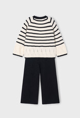 Mayoral Black Pant Sweater Set