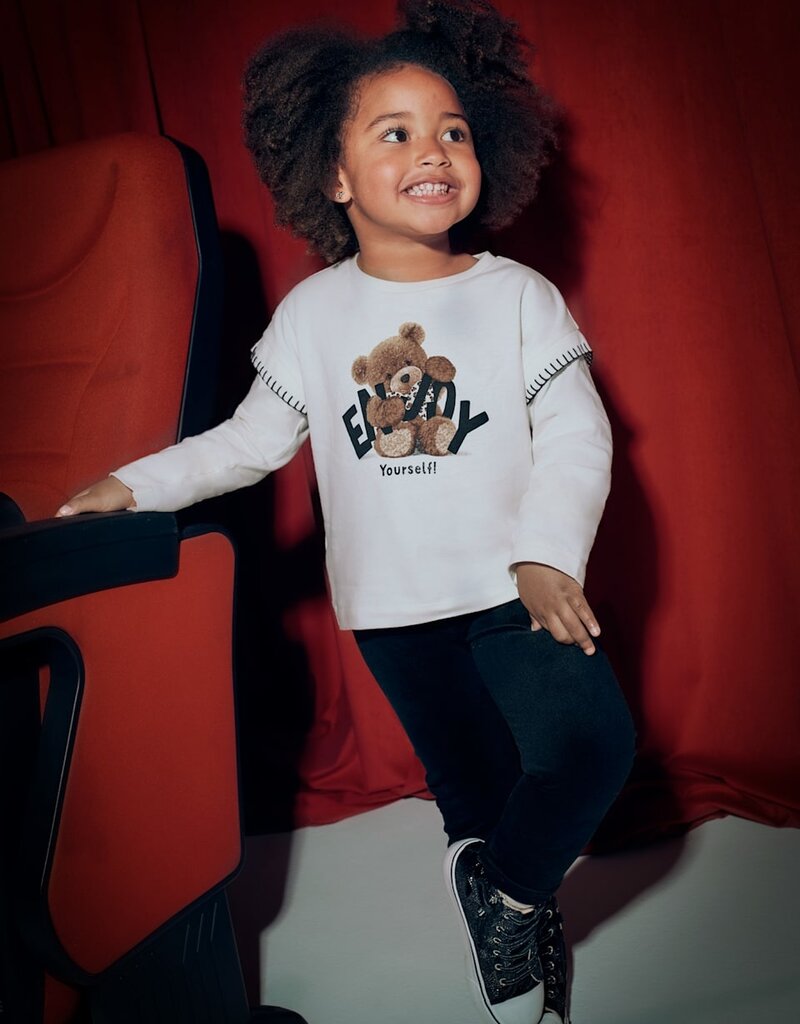 Mayoral Velvet Black Leggings