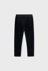 Mayoral Velvet Black Leggings