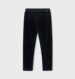 Mayoral Velvet Black Leggings