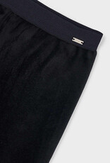 Mayoral Velvet Black Leggings