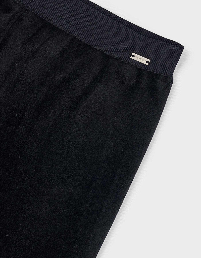 Mayoral Velvet Black Leggings