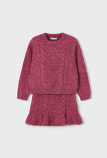 Mayoral Cherry Tricot Sweater Set