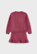 Mayoral Cherry Tricot Sweater Set