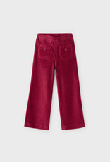 Mayoral Cherry Wide Whale Knit Pants