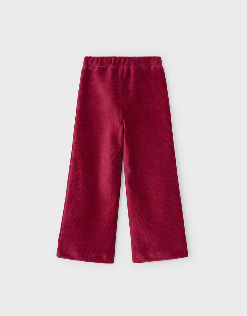 Mayoral Cherry Wide Whale Knit Pants