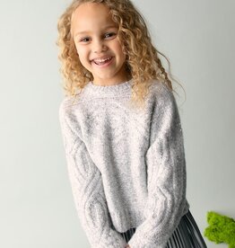 Mayoral SALE Silver Sequin Sweater