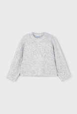 Mayoral Silver Sequin Sweater