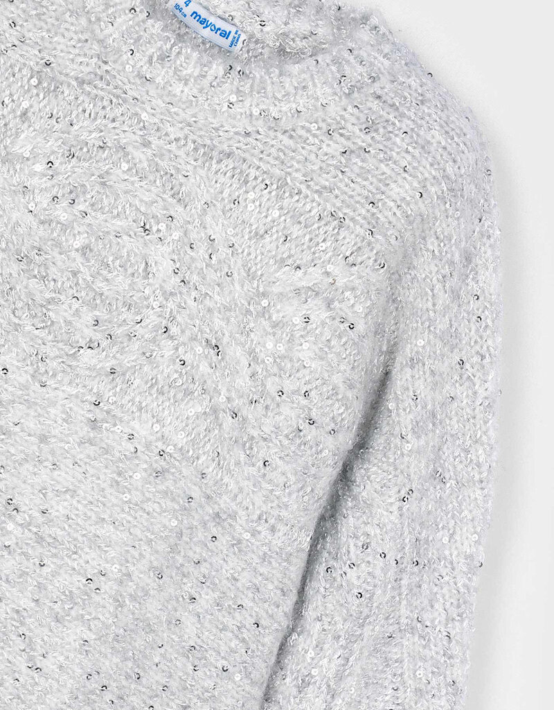 Mayoral Silver Sequin Sweater