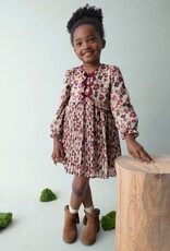 Mayoral Cherry Pleated Printed Dress