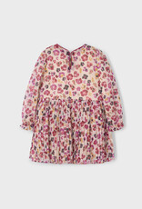 Mayoral Cherry Pleated Printed Dress