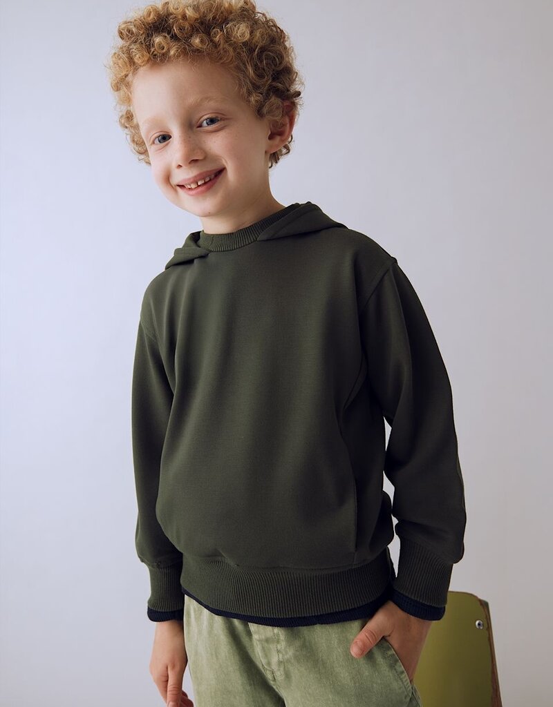 Mayoral Olive Hooded Pullover