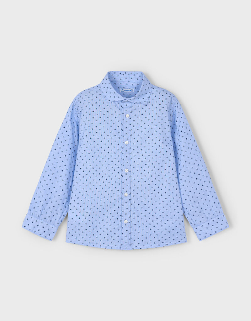 Mayoral L/S Sky Blue Buttondown Shirt