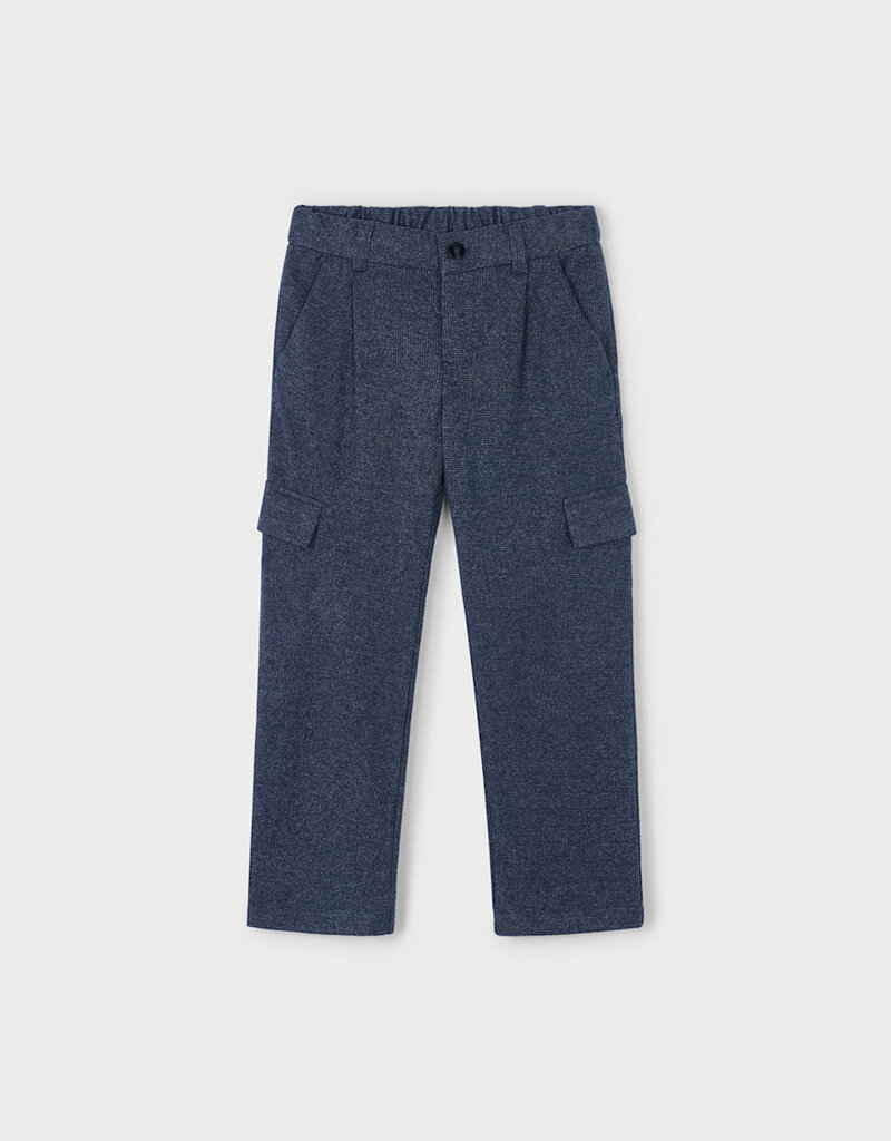 Mayoral Navy Dress Cargo Pants