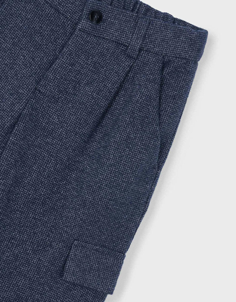 Mayoral Navy Dress Cargo Pants