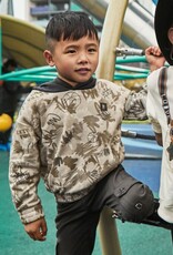 Mayoral Printed Pullover Tan