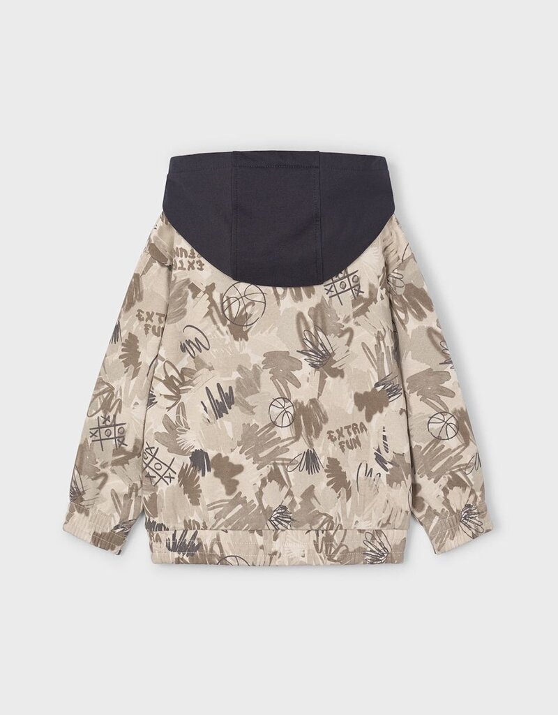 Mayoral Printed Pullover Tan