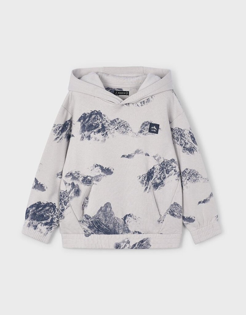 Mayoral Printed Pullover Smoke