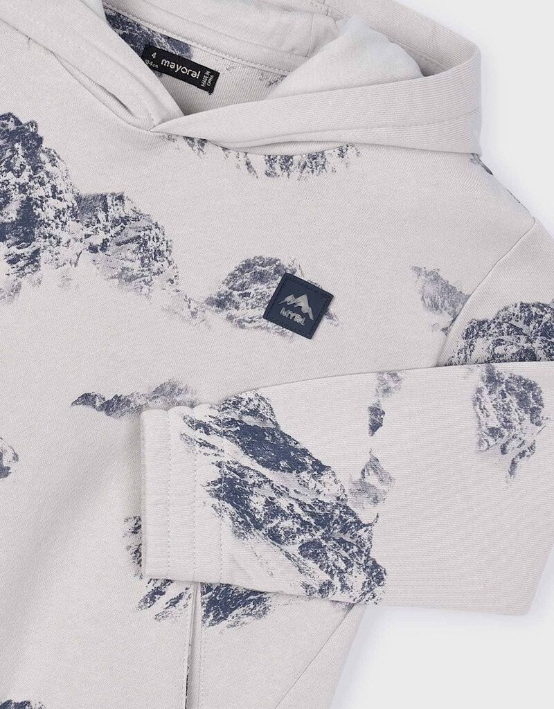 Mayoral Printed Pullover Smoke