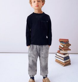 Mayoral SALE L/S T Shirt w/Pocket Navy