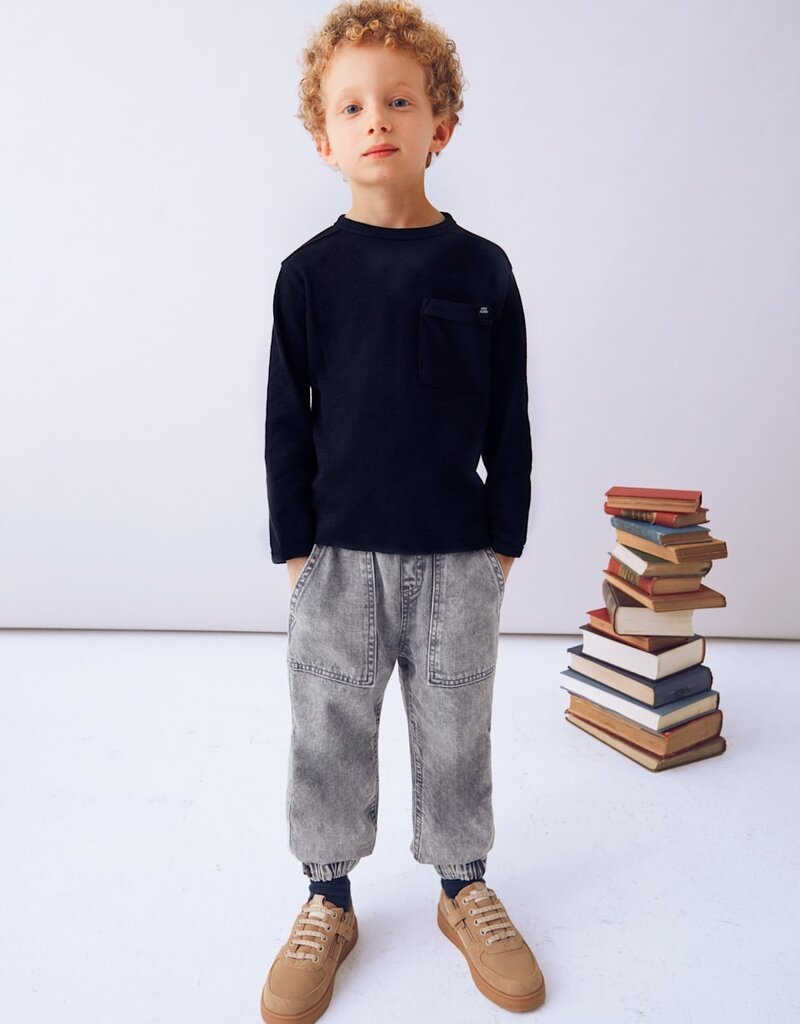 Mayoral L/S T Shirt w/Pocket Navy