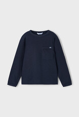 Mayoral L/S T Shirt w/Pocket Navy