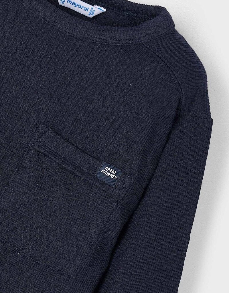 Mayoral L/S T Shirt w/Pocket Navy