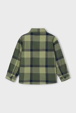 Mayoral Olive Checked Overshirt