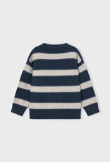 Mayoral Striped Sweater Eclipse Blue