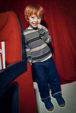 Mayoral Multi Stripe Sweater Graphite