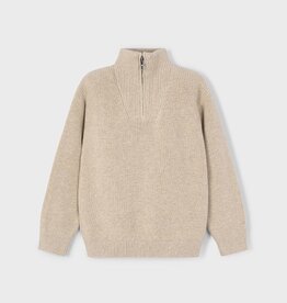 Mayoral Quarter Zip Sweater Chai
