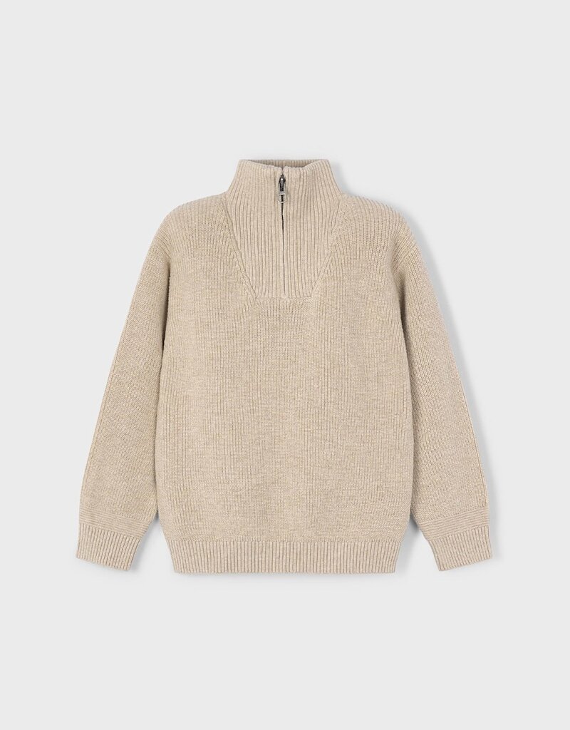 Mayoral Quarter Zip Sweater Chai