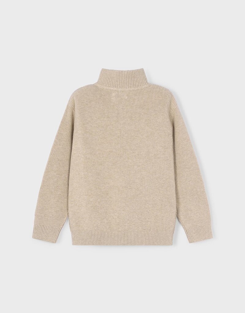 Mayoral Quarter Zip Sweater Chai