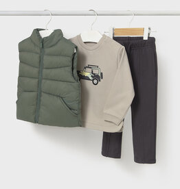 Mayoral Jeep Pullover Vest Pants Set