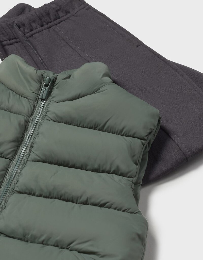 Mayoral Jeep Pullover Vest Pants Set